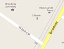 Map image of Broadway Upholstery - 5682 Mosholu Avenue, Bronx NY 10471
